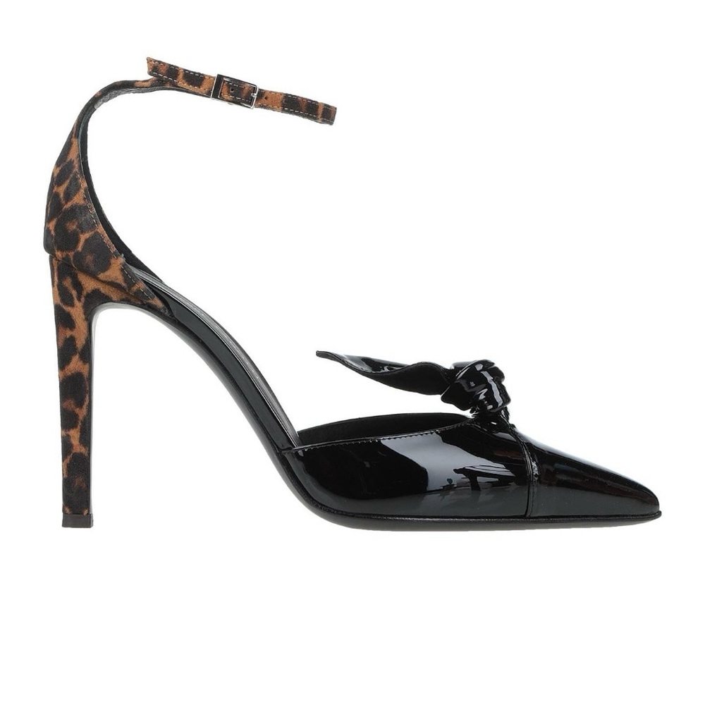 Chic Black and Leopard Women's Heels